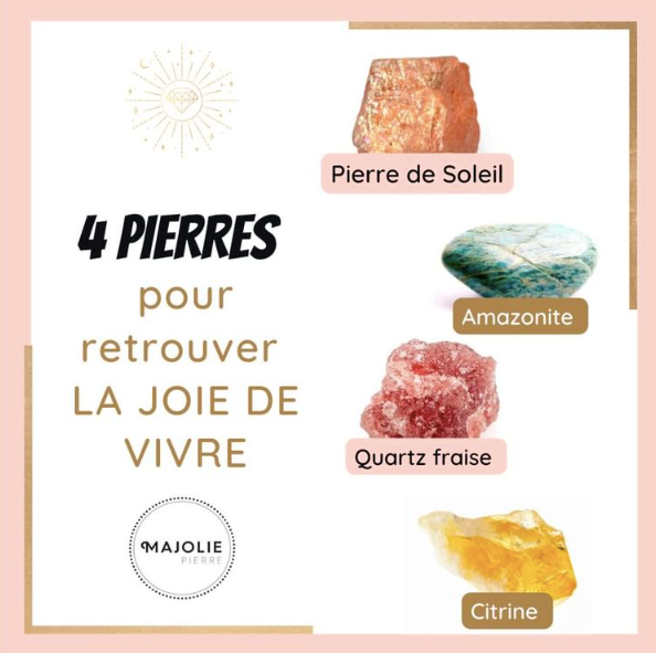 Retrouver la Joie de Vivre avec 4 Pierres Énergisantes