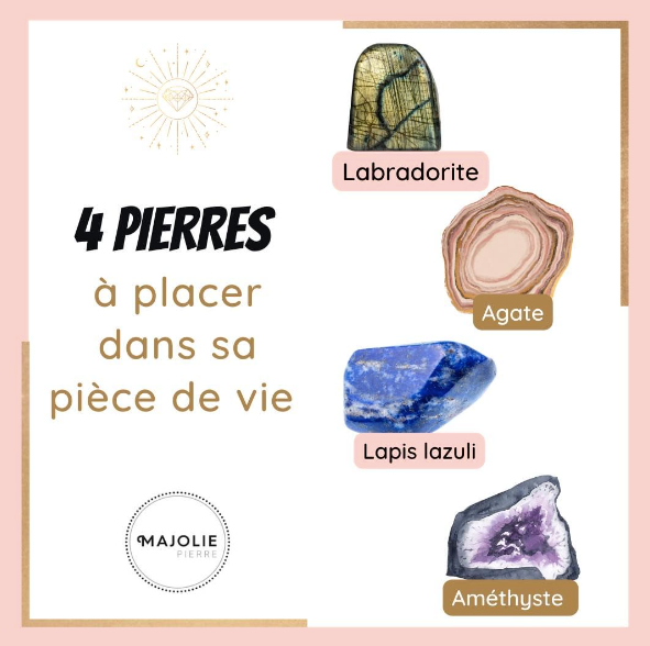 4 Pierres Harmonieuses pour votre Espace de Vie