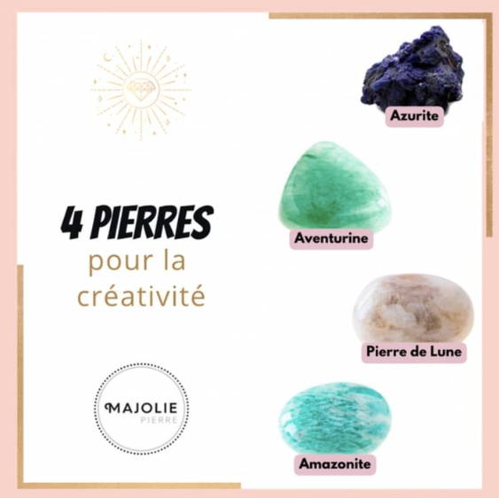 4 Pierres pour Libérer ta Créativité