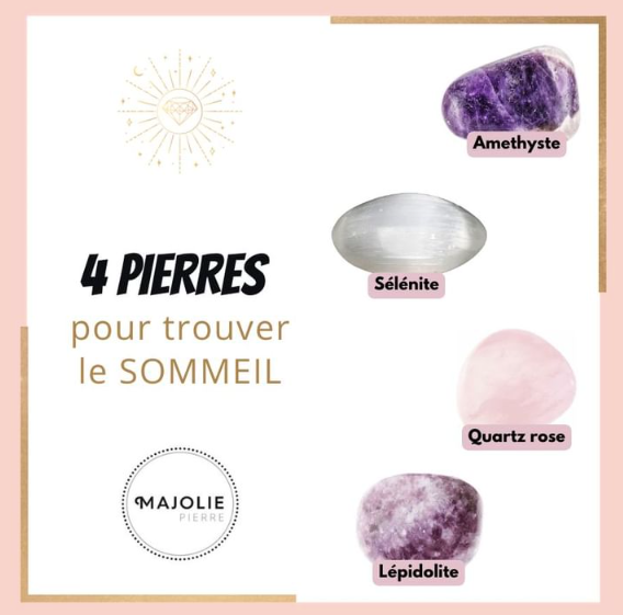 4 Pierres pour Retrouver le Sommeil