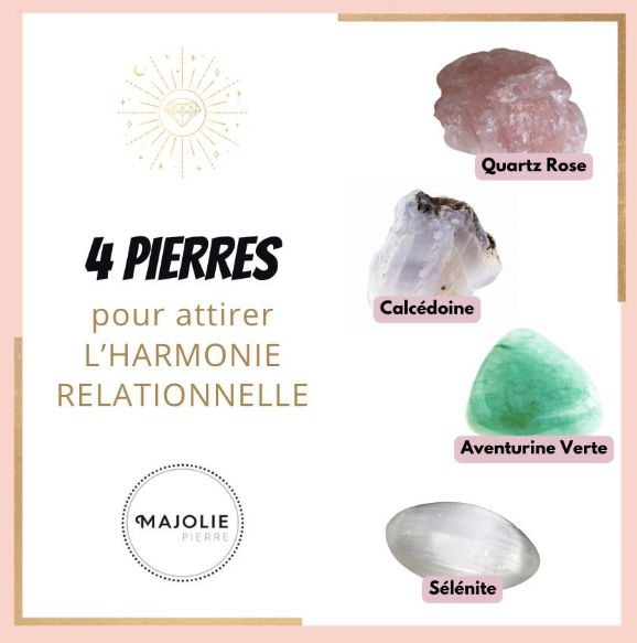 Les 4 Pierres de l'Harmonie Relationnelle