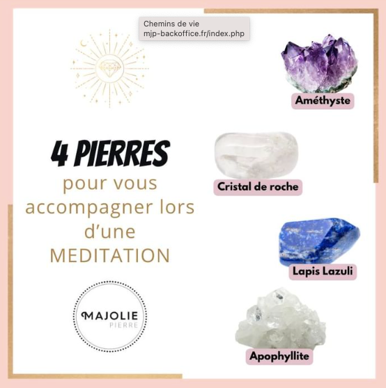 Élévation Spirituelle : Les 4 Pierres pour une Méditation Profonde