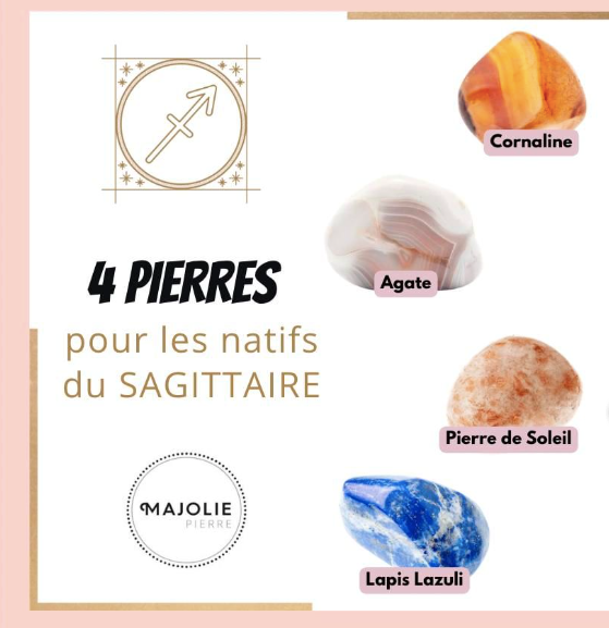 Les Pierres des Natifs du Sagittaire