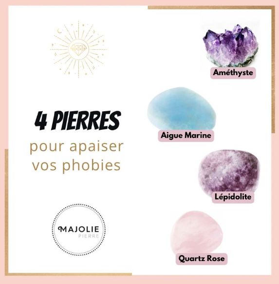 Apaiser les Phobies avec 4 Pierres : Une Énergie Réconfortante