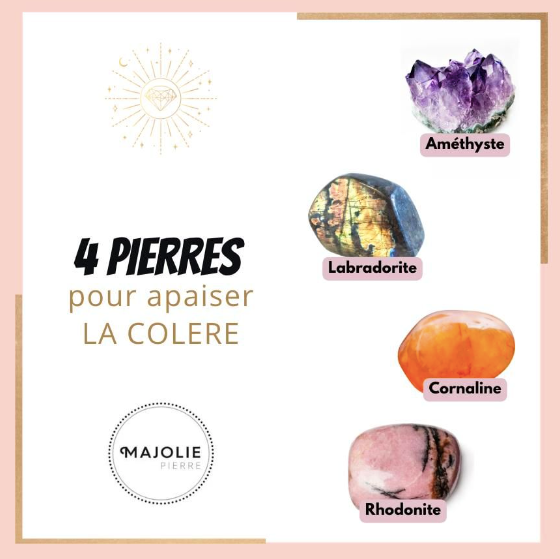 Les 4 Pierres pour Apaiser la Colère