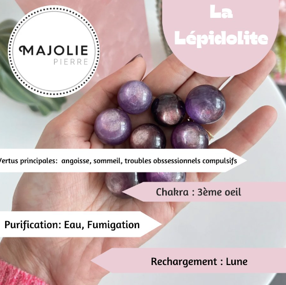 La Lépidolite : Pierre d'Équilibre Émotionnel