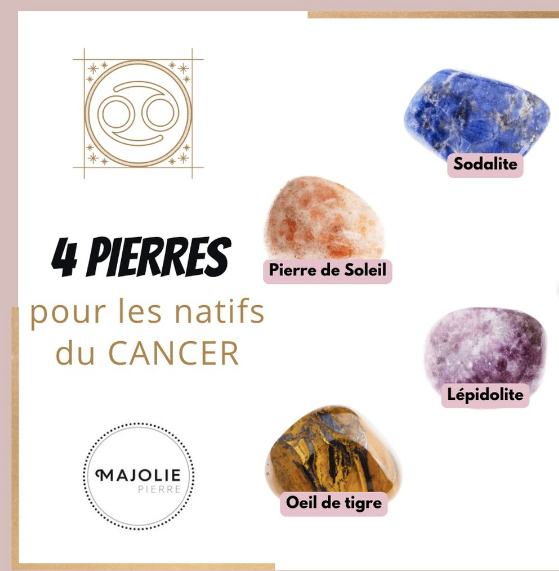 Les Pierres des Natifs du Cancer