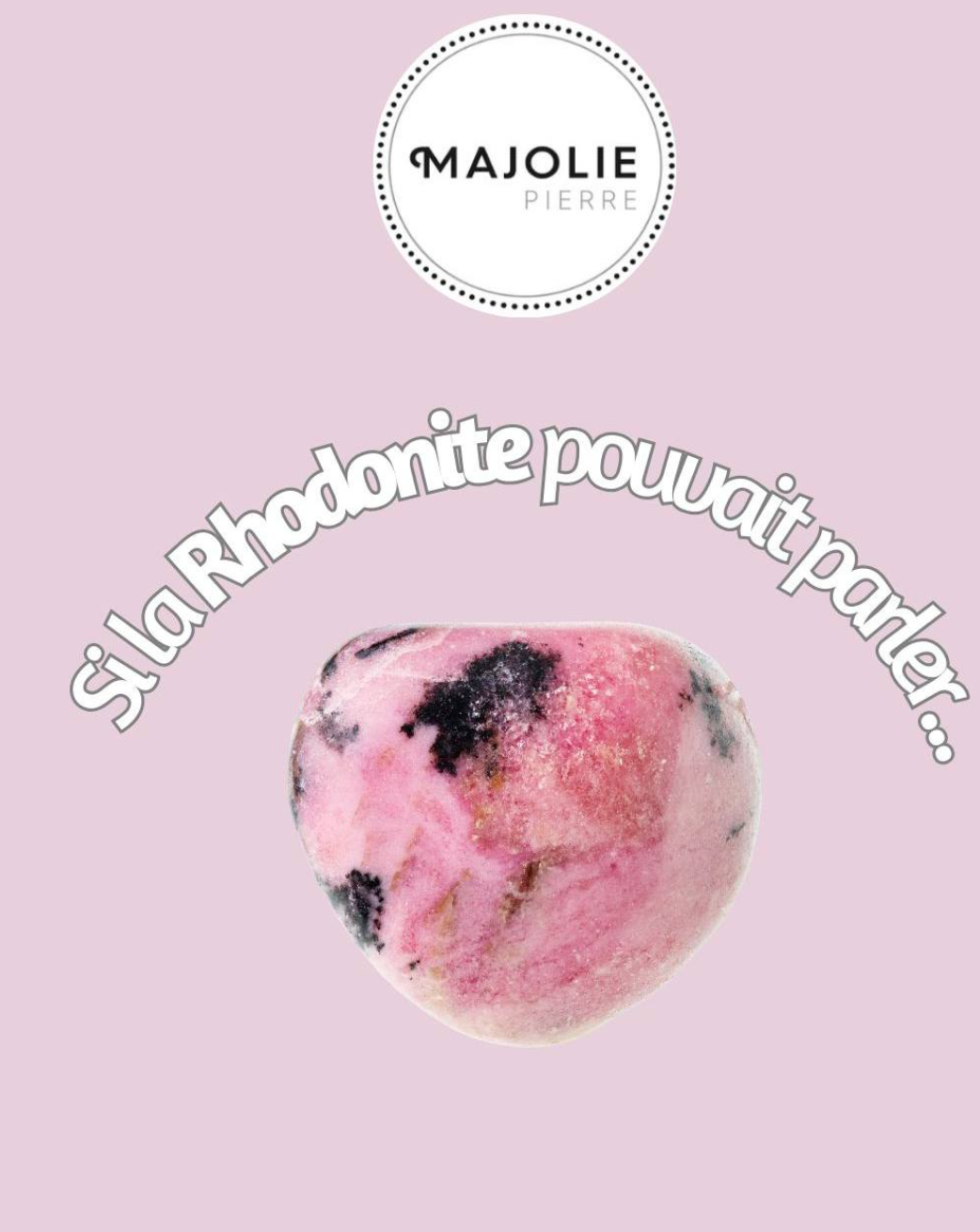 Zoom sur la rhodonite