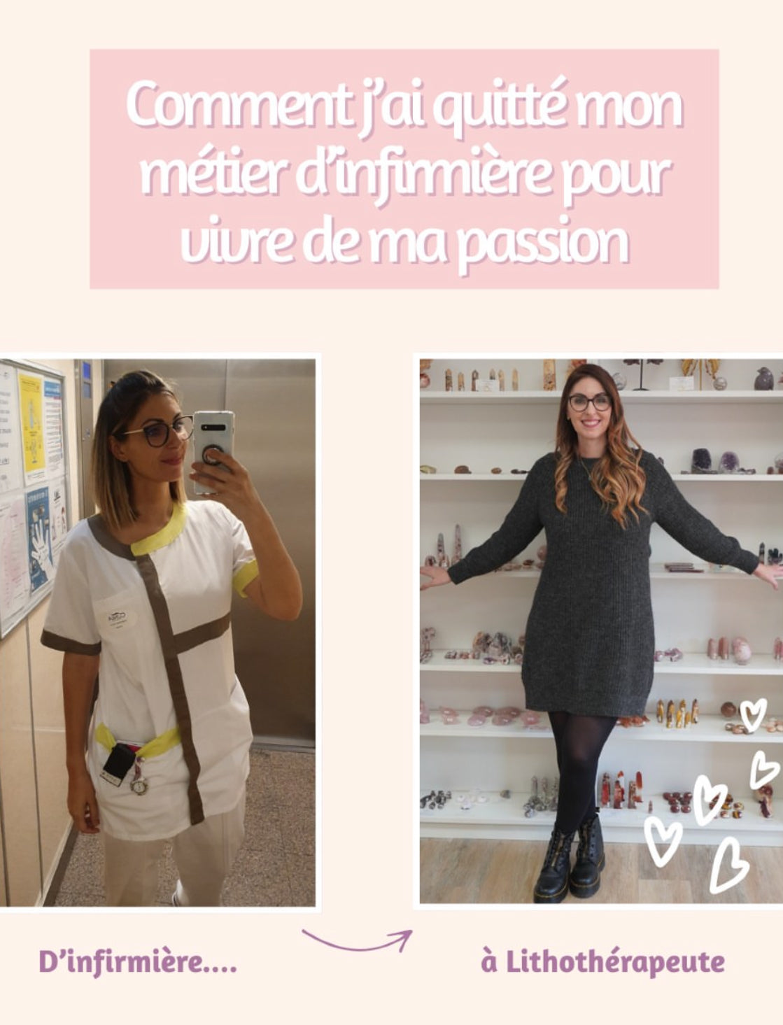 Comment j’ai quitté mon métier d’infirmière pour vivre de ma passion pour les pierres
