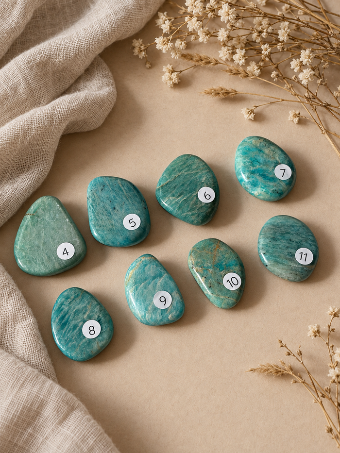galet en amazonite