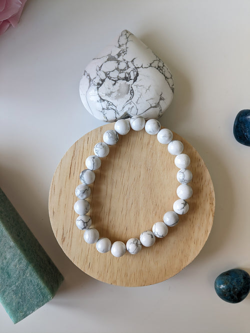 Bracelet uni Howlite - taille unique