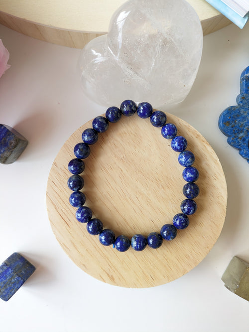 Bracelet uni Lapis lazuli 8mm - taille unique