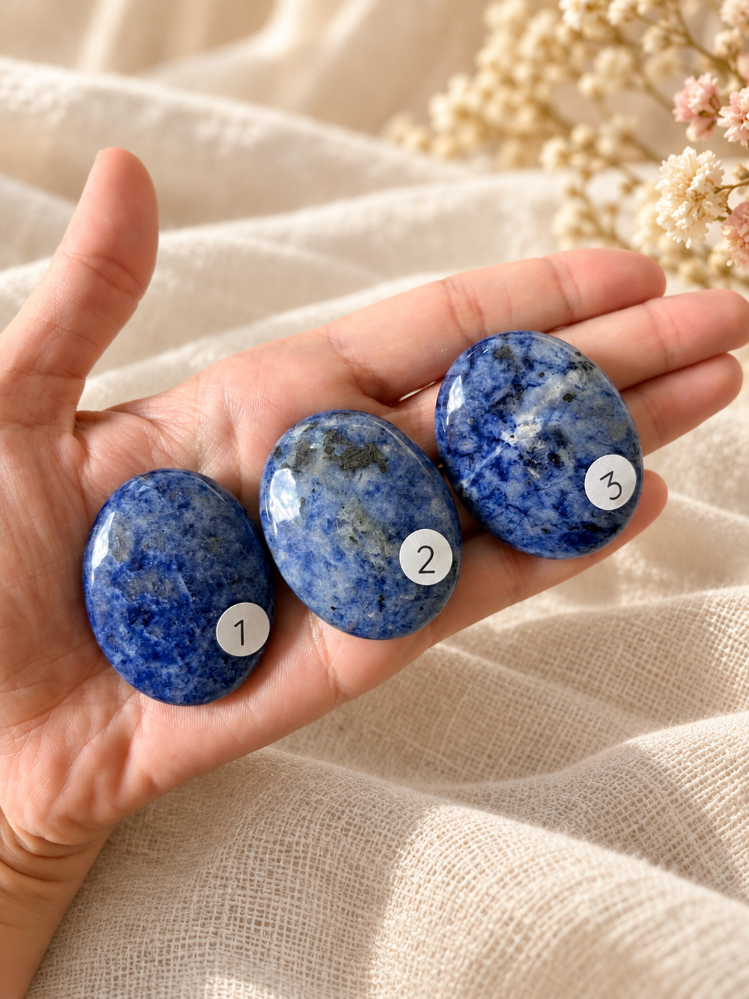 Galet en sodalite