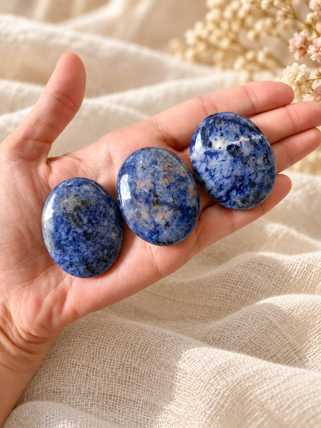 Galet en sodalite