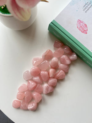 Pierre roulée de Quartz rose