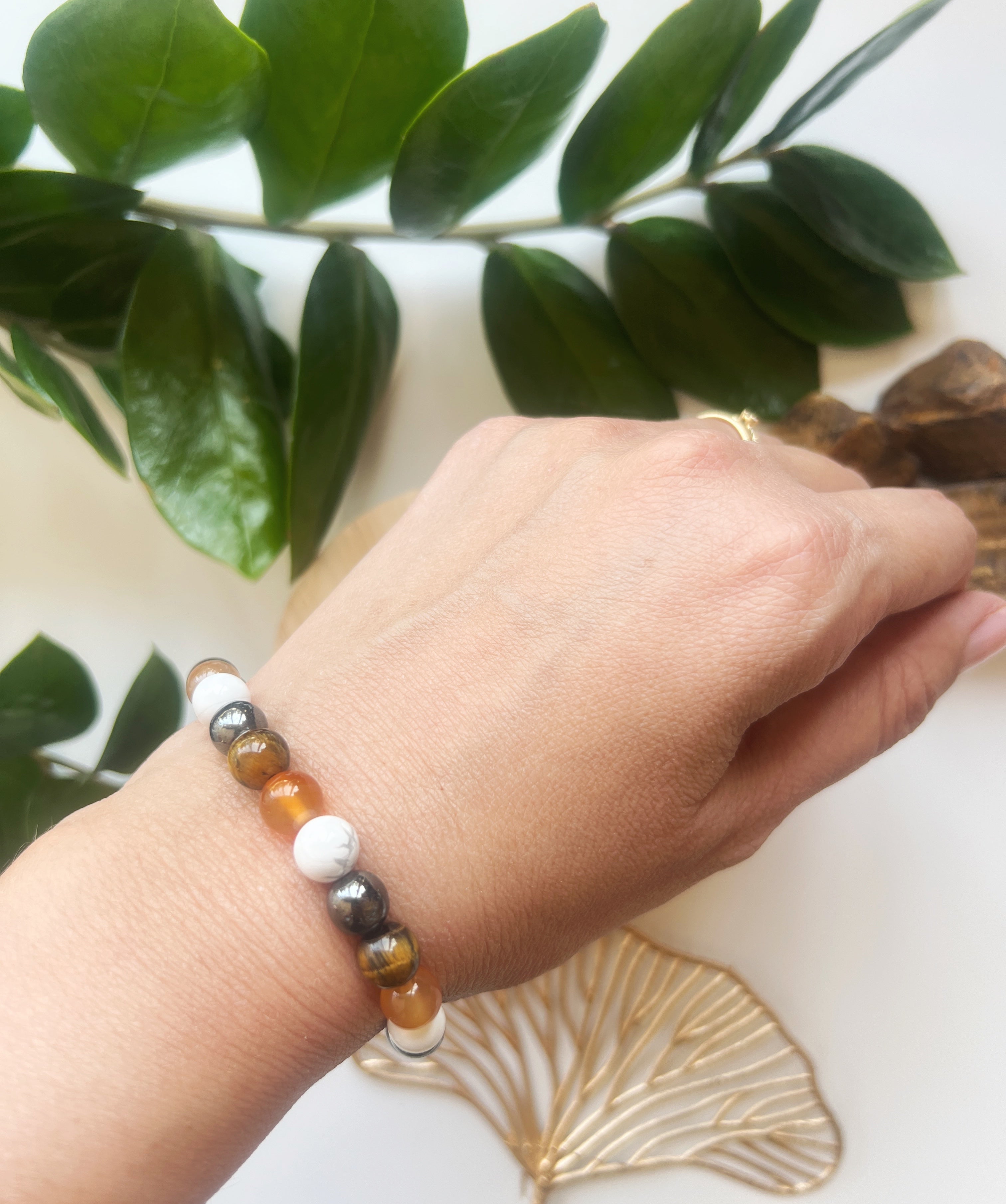 Bracelet pierres stress examen pour adolescentes Bracelet pierres stress examen pour adolescentes