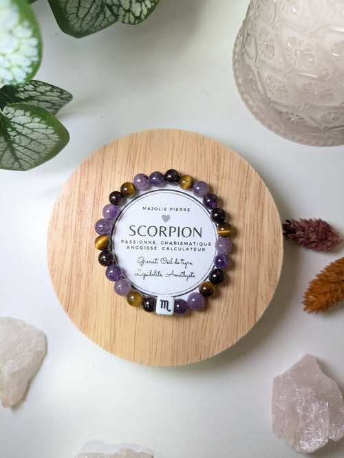Bracelet Signe Astrologique Scorpion - taille enfant